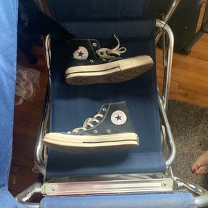 Converse black shoes